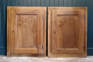 Italian antique walnut pair of cupboard doors (1).jpg